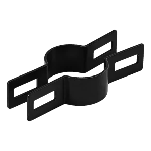 Aidan välikinnike pyöreälle tolpalle Ø 42 mm, musta (RAL 9005)