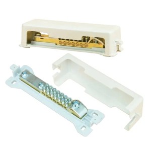 Pawbol Potentiaalintasauslevy 8 liitäntää kuparinen kisko messinki puristimet 176x52x52mm