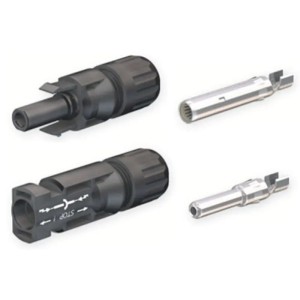 MC4-liitinsarja pistoke ja liitin 2,5-6 mm² 1000V DC 30A IP67