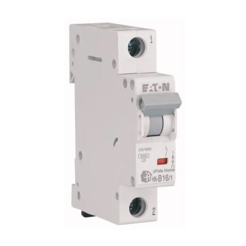 Ylivirtakatkaisija B 16A 1P 6kA HN-B16/1 xPole Home 194821 EATON GPV-401-27