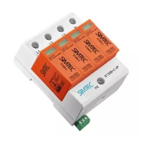 Ylijännitesuoja Tyyppi 1+2 (B+C) 4P 30kA 1,5kV KM30B+C/4-275 SIMTEC 85201010 SIMET GPV-401-29