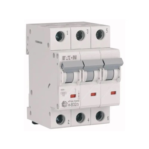 Ylivirtakatkaisija B 32A 3P 6kA HN-B32/3 xPole Home 194884 EATON GPV-401-35