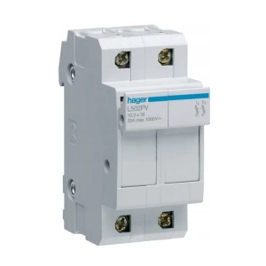 Hager PV-sulakepohja 2P 32A 10x38mm