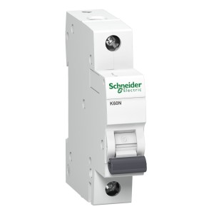 Schneider Electric ylivirtasuojakatkaisija B 10A 1-napainen 6kA Acti9