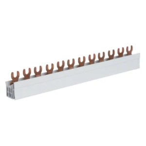 Hager 3-napainen kiskokisko 12 moduulia 10mm² 63A