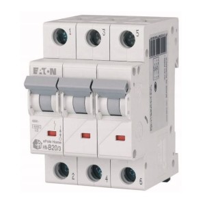 Ylivirtakatkaisija B 20A 3P 6kA HN-B20/3 xPole Home 194882 EATON
