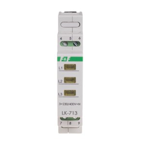 Merkkivalo 3×230 V+N 3xLED 3 väriä LK-713 K F&F FILIPOWSKI F&F FILIPOWSKI