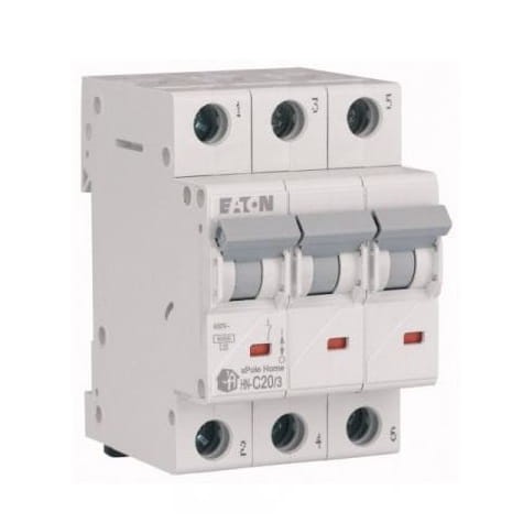 Eaton ylivirtakatkaisija C 20A 3P 6kA GPV-401-88