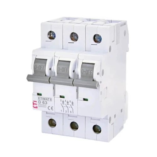 ETI-ylivirtakatkaisija C 20A 3P 6kA GPV-401-96