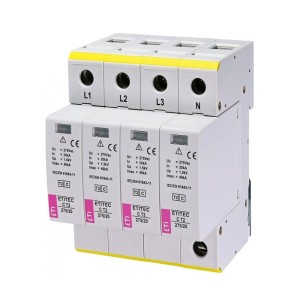 ETI Ylijännitesuoja tyyppi 2 (luokka C) 4P 20kA 1,5kV