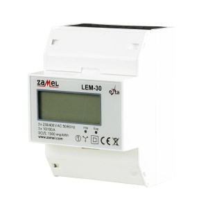 Zamel 3-vaiheinen sähkömittari 100A LCD LCD