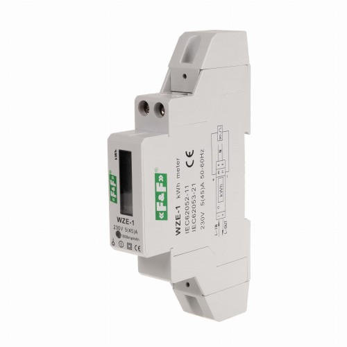 F&F Filipowski Sähkömittari 1-vaiheinen 45A GPV-401-110