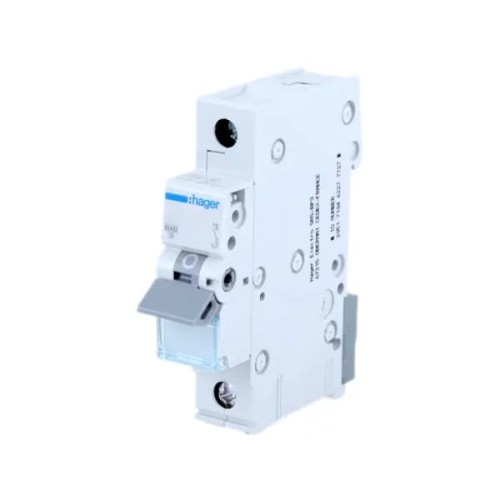 Hager ylivirtakatkaisija C 25A 1P 6kA GPV-401-113