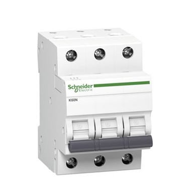 Schneider Electric ylivirtakatkaisija B 20A 3P 6kA Acti9