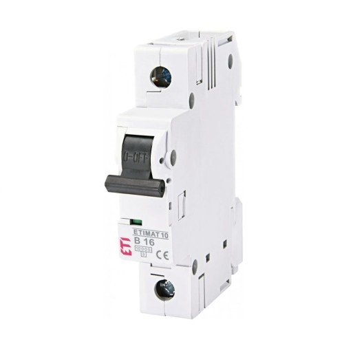 ETI Ylivirtakatkaisija B 16A 1P 10kA GPV-401-131