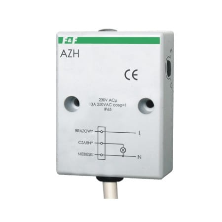 F&F Filipowski Hämäräautomatiikka 10A 230V 2-1000 Lux IP65 GPV-401-140