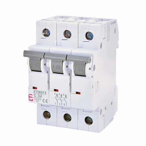 ETI-katkaisija C 32A 3P 6kA GPV-401-163