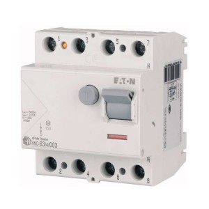 Eaton Residual Current Circuit Breaker 4P 63A 6kA 30mA AC tyyppi