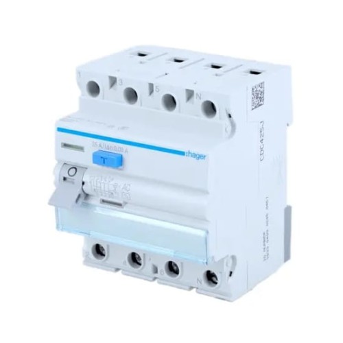 Hagerin vikavirtasuojakatkaisija 3P+N 40A 30mA tyyppi A GPV-401-171