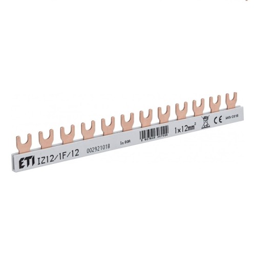 ETI Eristetty kisko IZ12 1F 12 80A GPV-401-174