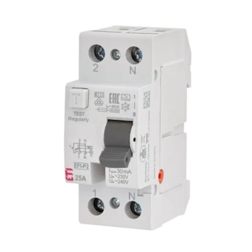ETI-jäännösvirtakytkin 2P 40A 30mA tyyppi AC GPV-401-177