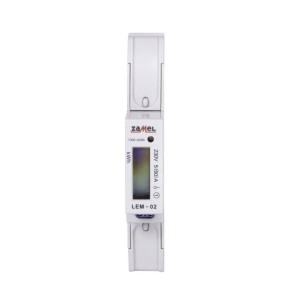 Zamel-sähkömittari 1-vaiheinen LCD 50A 1-MOD 1-MOD