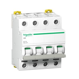 Schneider Electric Eristyskytkin 3-vaihe 4P 100A 415V AC iSW-100-4 Acti9