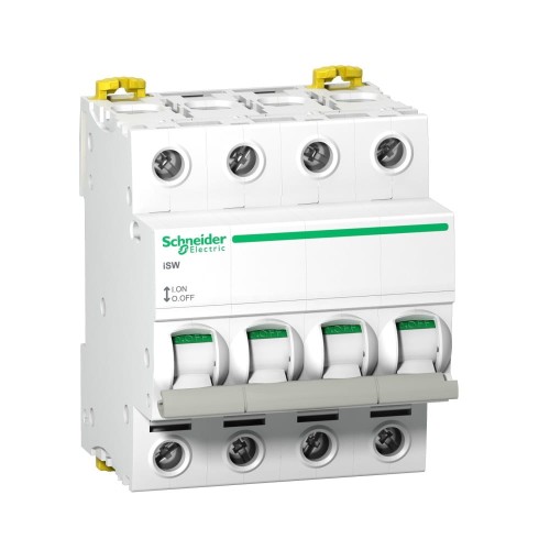 Schneider Electric Eristyskytkin 3-vaihe 4P 100A 415V AC iSW-100-4 Acti9 GPV-401-186