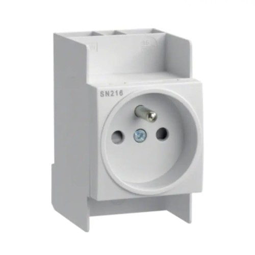 Hager DIN-kiskopistorasia 10-16A 250V maadoitustapilla GPV-401-193