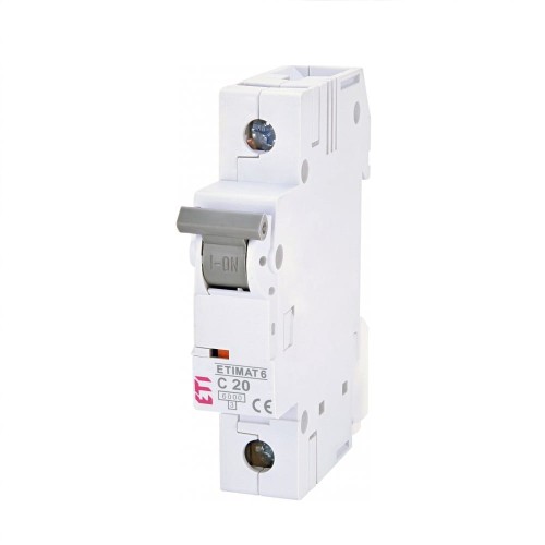 ETI-katkaisija C 20A 1P 6kA GPV-401-211
