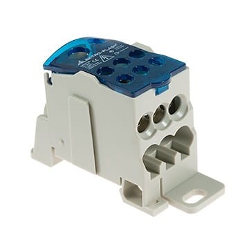 ELEKTRO-PLAST Kytkinlohko 1-napainen 125A TH35 sininen UKK-125 UKK-125 GPV-401-214