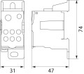 ELEKTRO-PLAST Kytkinlohko 1-napainen 125A TH35 sininen UKK-125 UKK-125 GPV-401-214 (2)