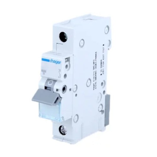 Hager Ylivirtakatkaisija C 2A 1P 6kA GPV-401-231