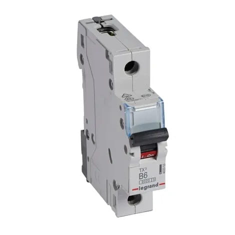 Legrand Ylivirtakatkaisija B 6A 1P 6kA S 301 TX3 GPV-401-234