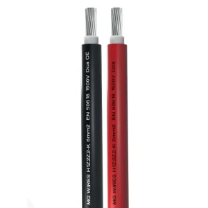 Aurinkosähkökaapeli DC 1x6mm² musta MG Wires luokka D CPR