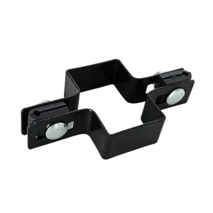 Välipaneelikannatin aidoille 40x60 musta