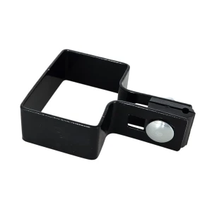 Loppukiinnike aitapaneeleihin 40x60 mm musta