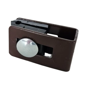 Yleiskiinnike pidike liitososa aitapaneeleihin ruskea