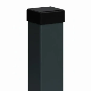 Aitapaalu 80x80x2 mm, pituus 2,4 m, antrasiitin harmaa