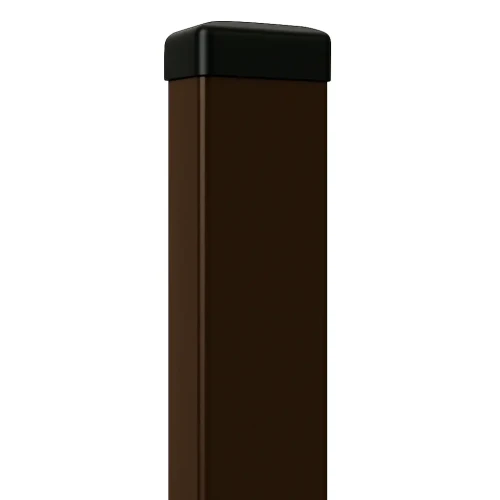 Aitatolppa 60x40x1,2 mm, pituus 2,4 m, ruskea GPV-700-68 (1)