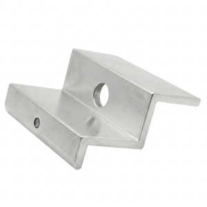 Päätykiinnike H40 L50 - käsittelemätön maadoitustapilla