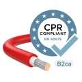 Aurinkosähköasennuksiin tarkoitettu kaapeli H1Z2Z2-K luokka B2 (CPR) Punainen 6mm PALAMATON 000-114 (2)