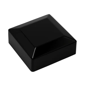 Korkki aitatolpalle 80x80 musta