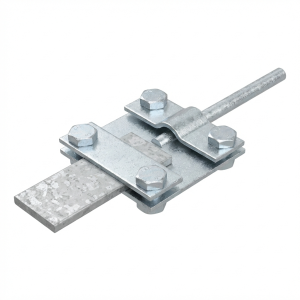 Tarkistusliitin 4-reikäinen, lanka-köysi, B 40mm asti galvaaninen sinkitys