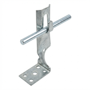 Kulmakiristin puristin kierteellä h=7cm galvaaninen sinkitys