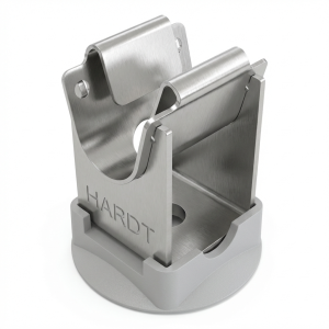 Matala lankatolppa muovijalan kanssa h=20mm ruostumaton haponkestävä teräs