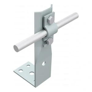 Kulmakiristin levyllä h=8cm galvanoitu sinkki