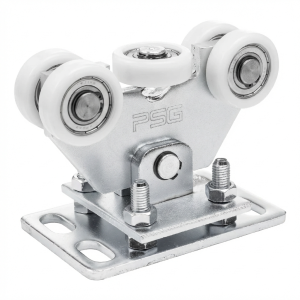 Nylonipyöräpaketti itsekannatteleviin liukuportteihin + KIT-lisätarvikkeet kiskoon 80