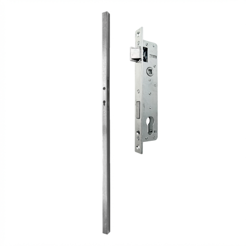 Pylväs 40x40x1,5x1500 mm kasetilla ja lukolla 90/20 000-251 (1)