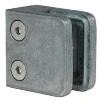 Lasipidin 45x45x26 mm, lasi 6-10,76 mm, zamak, tasainen järjestelmä, raaka